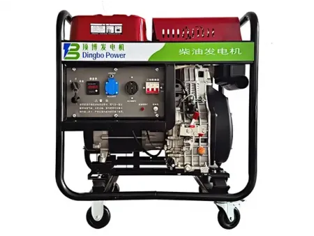 Penjana Diesel Penyejukan Udara Rangka Terbuka (Satu Silinder)