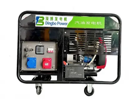 Penjana Petrol Rangka Terbuka Penyejukan Udara (Dwi Silinder)