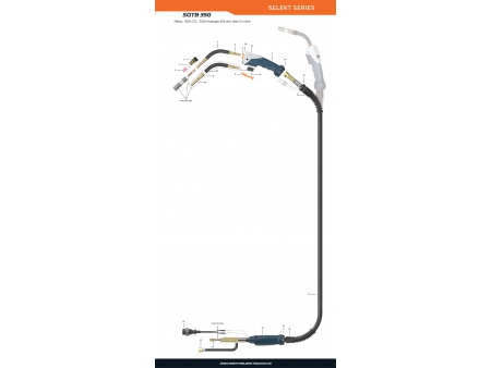 SQTB350 MIG/MAG焊槍