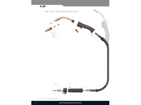 N26，MIG/MAG焊槍