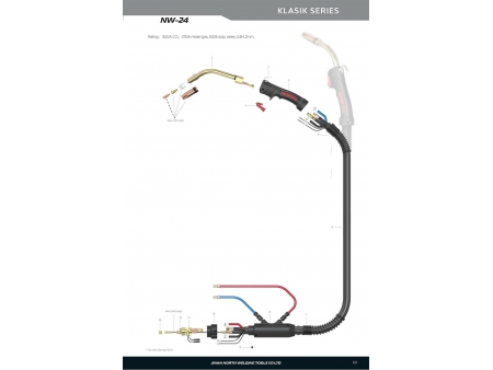 NW-24，MIG/MAG焊槍