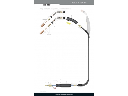 NQ400，MIG/MAG焊槍