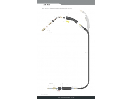 NB300，MIG/MAG焊槍